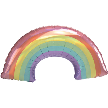 Supershape iridescent pastel rainbow