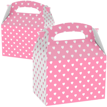 Party box pink hearts