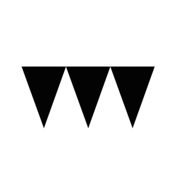 Banner black pennant