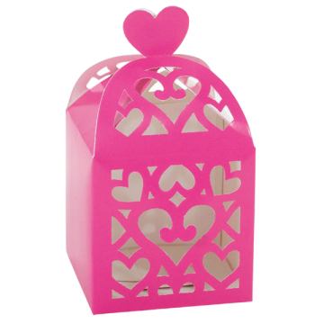 Boxes colourful wedding bright pink