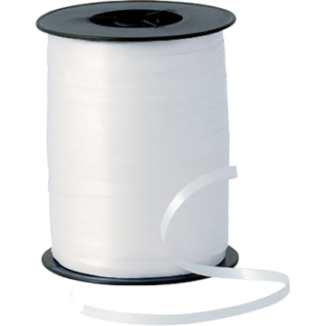 Curling ribbon white