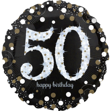 Jumbo sparkling birthday 50