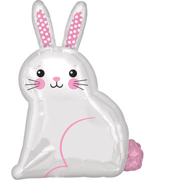 Juniorshape white satin bunny