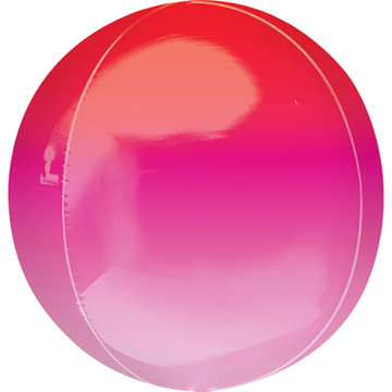 Orbz ombre red & pink