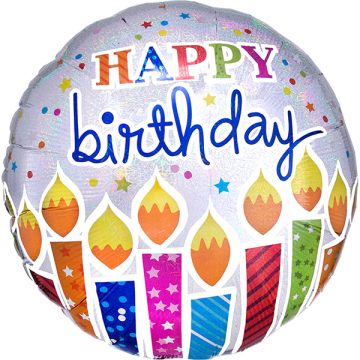 Jumbo happy birthday candles