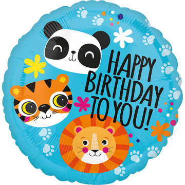 Standard lion tiger and panda