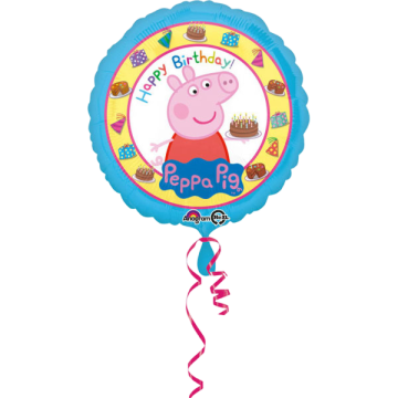 Standard peppa pig happy birthday
