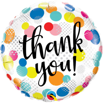 Standard thank you dots upon dots