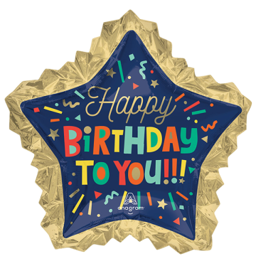 Supershape bright birthday blocks
