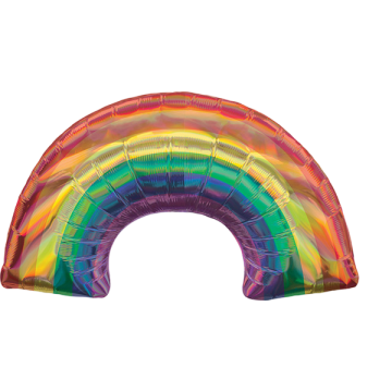Supershape iridescent rainbow