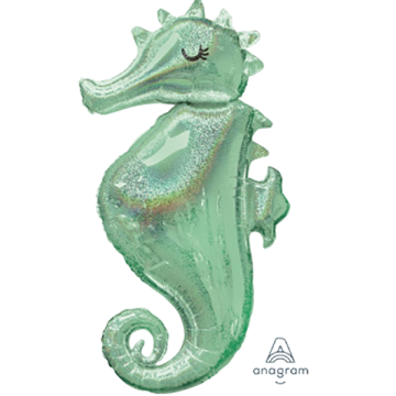 Supershape mermaid wishes seahorse