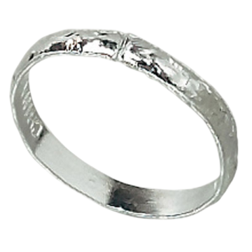 Wedding bands silver