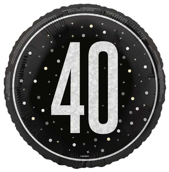 Standard glitz black 40