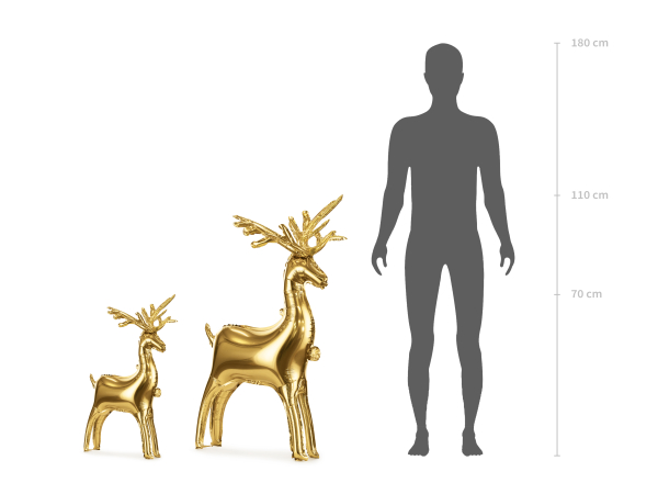Air feeld standing reindeer
