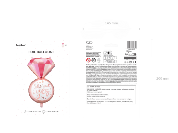 Supershape balloon ring