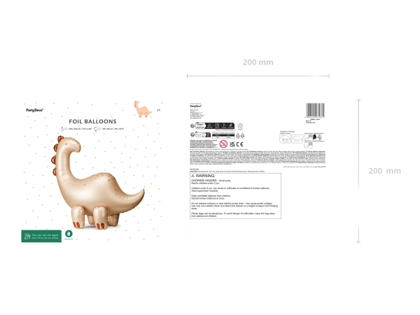 Air feeld standing brontosaurus