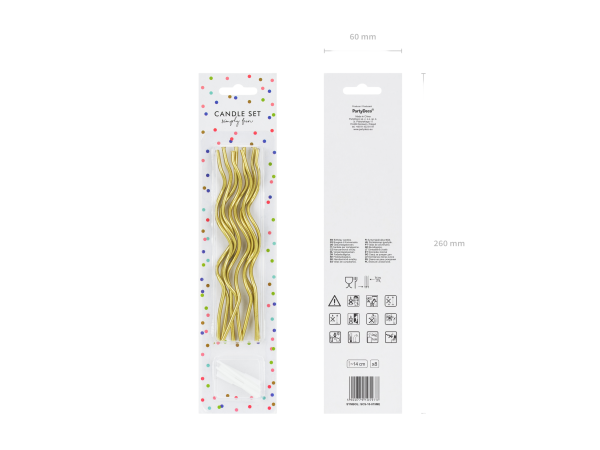 Candle curl gold