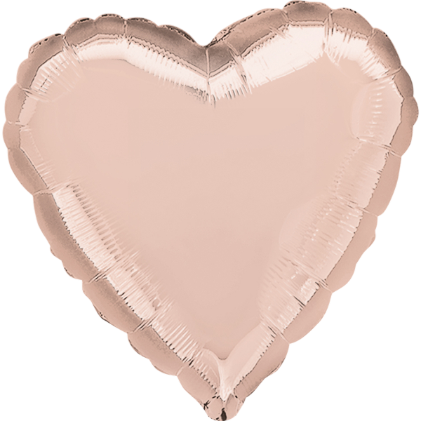 Standard heart rose gold
