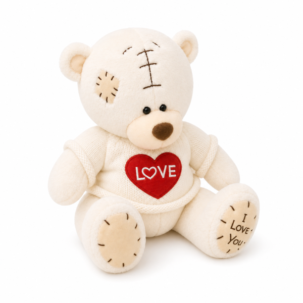 Plisani meda love beli dzemper beli l