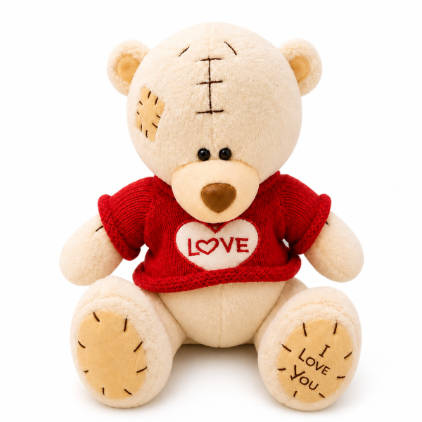 Plisani meda love beli dzemper crveni xl