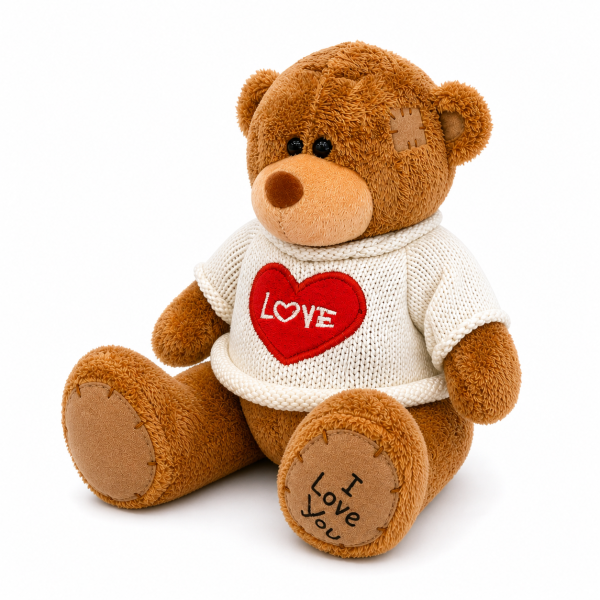 Plisani meda love camel dzemper beli xl