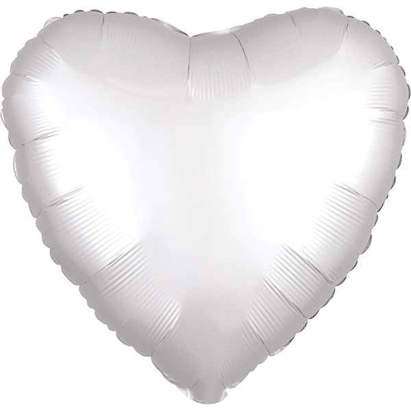 STANDARD HEART SATIN LUXE WHITE