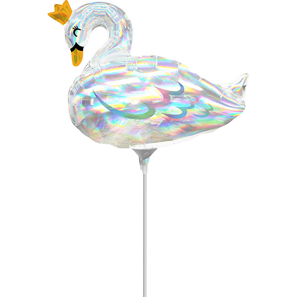 MINISHAPE IRIDESCENT SWAN