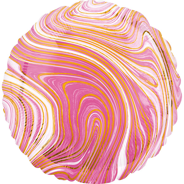 STANDARD MARBLEZ PINK ROUND
