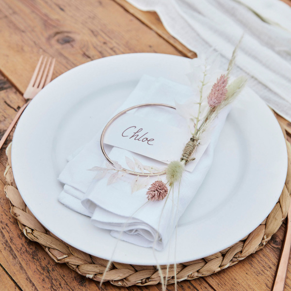 Place Card Metal Hoop