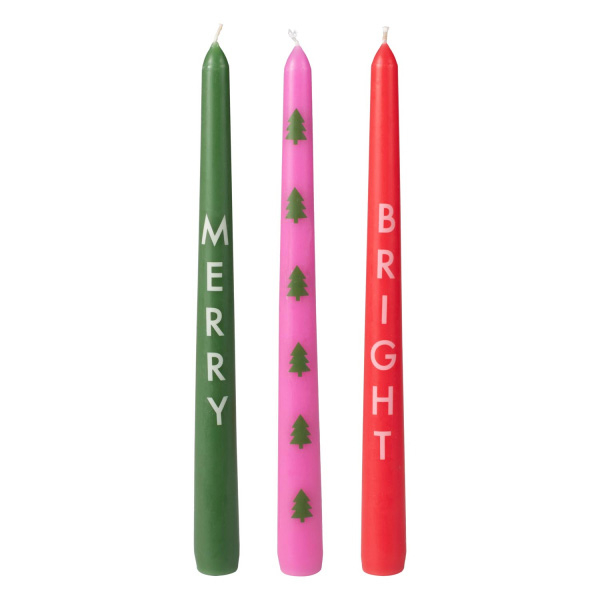 MB120<br>Candles Merry Bright Trees
