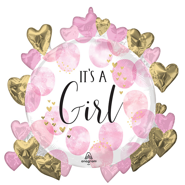 Supershape Baby Girl Watercolor