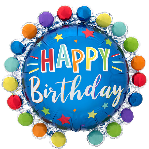 4156301<br>Jumbo Dot Circle Birthday