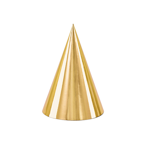 CZAP6019M<br>Party Hats Gold