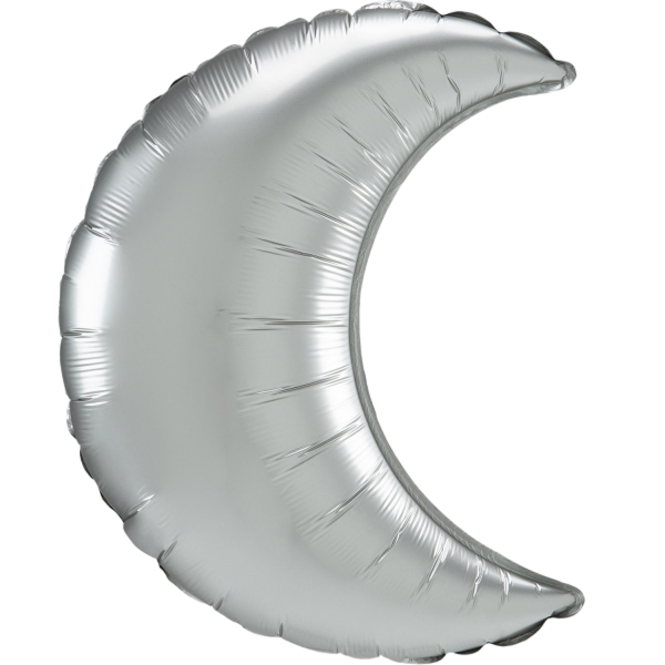 Minishape platinum crescent
