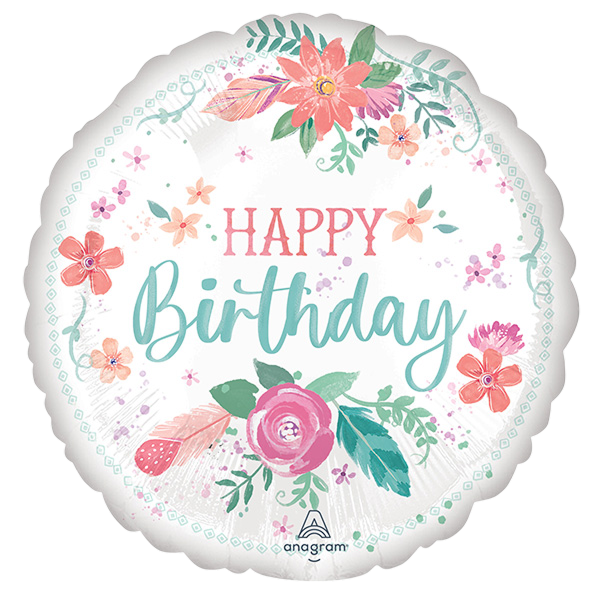 Standard free spirit birthday