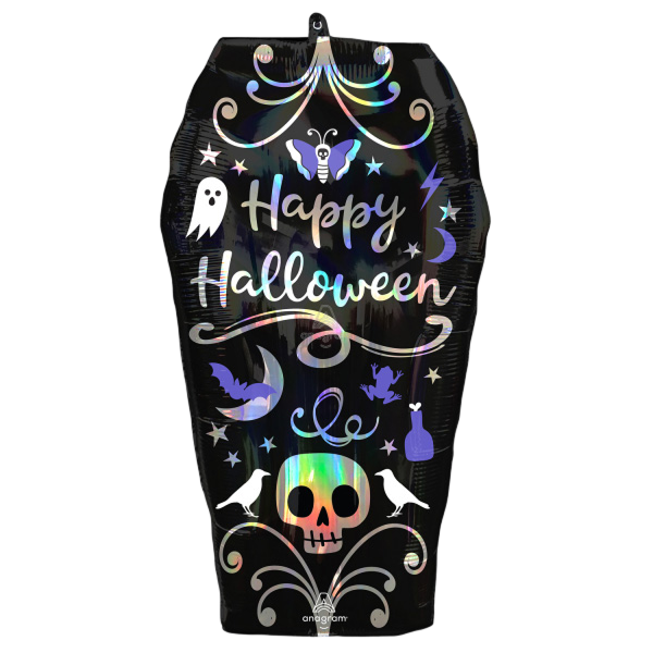 Supershape iridescent coffin
