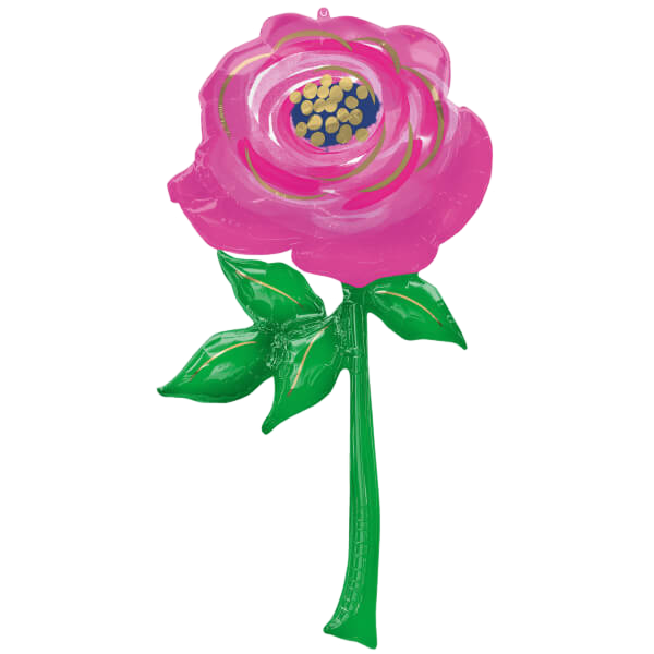 Multiballoon pink flower
