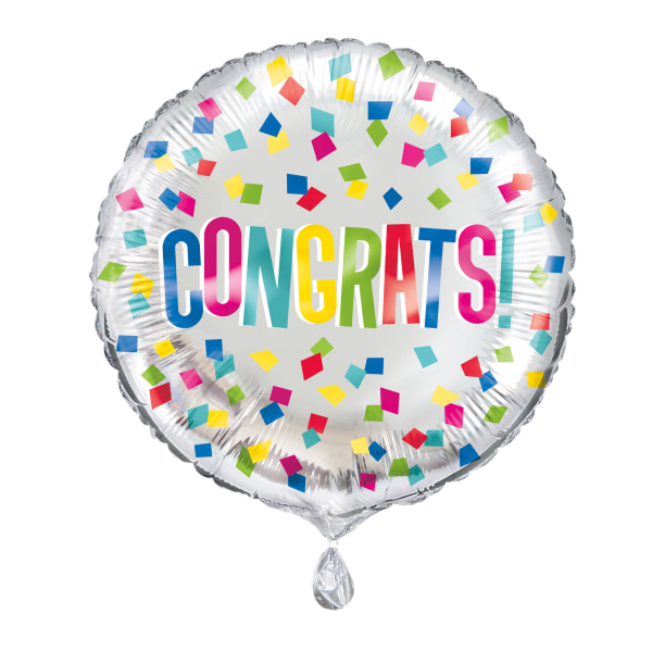 Standard colorful congrats