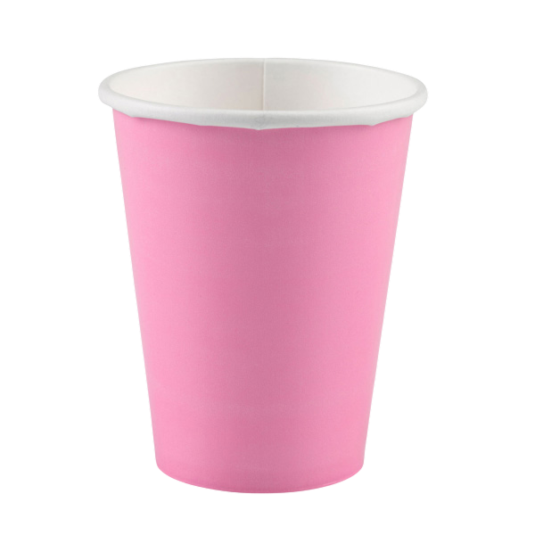 Cups paper new pink