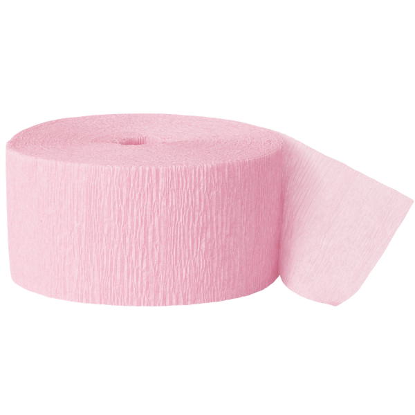 Crepe paper pink