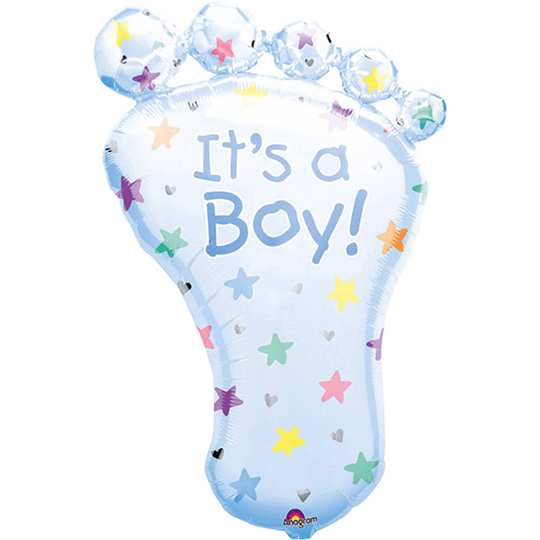Supershape it’s a boy foot