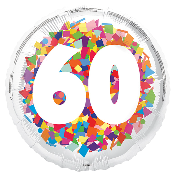 Standard bright confetti 60