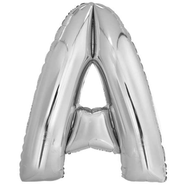 Large letter a silver