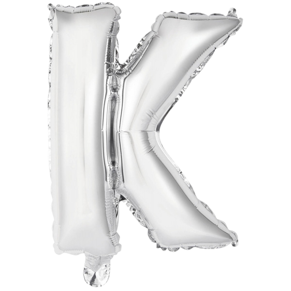 Mini letter k silver