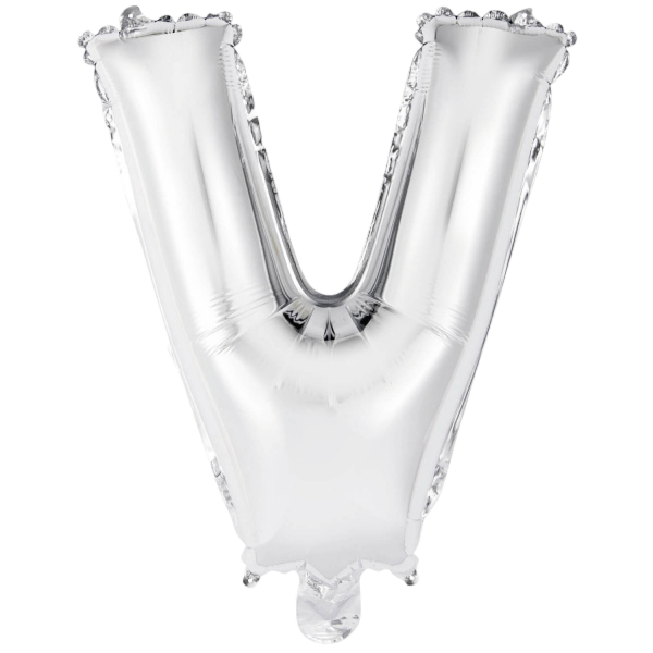 Mini letter v silver