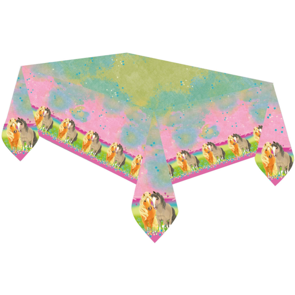 Tablecover plastic pretty pony