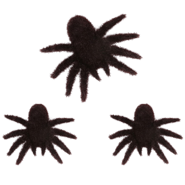 Fuzzy spiders black
