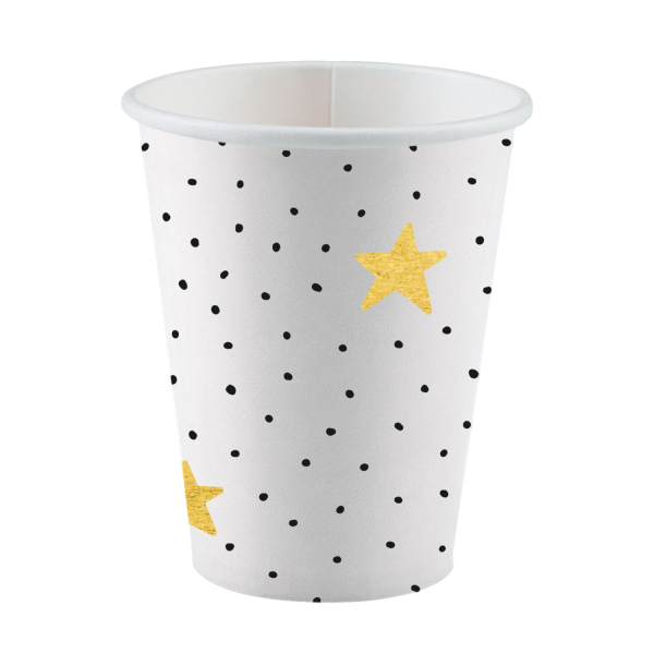 Cups paper hello baby