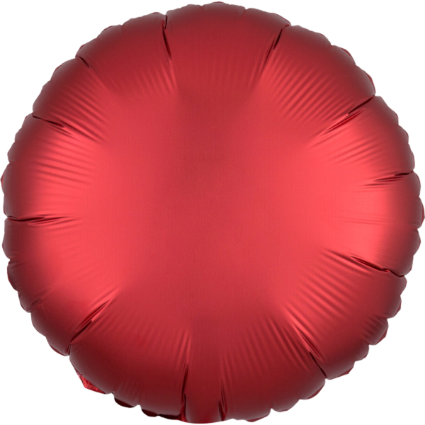 Standard round silk lustre dark red