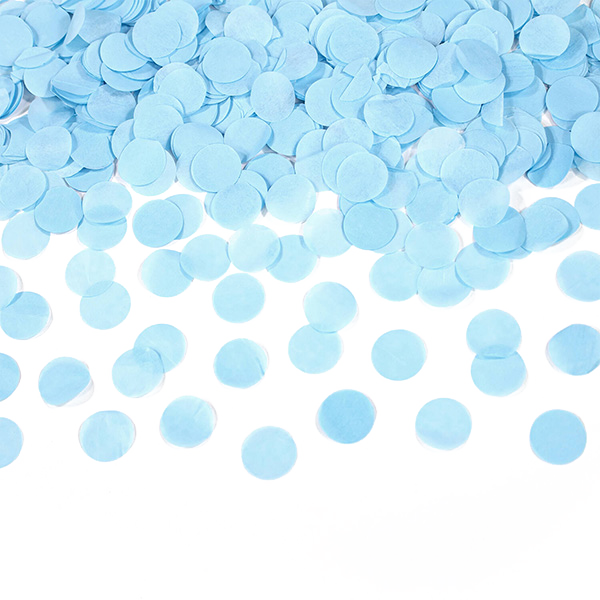 Confetti cannon blue 28cm